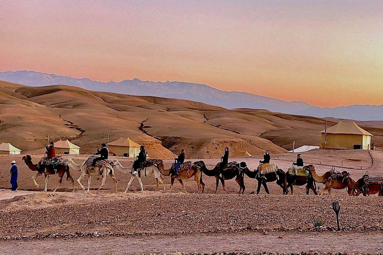 Magical dinner in Agafay desert