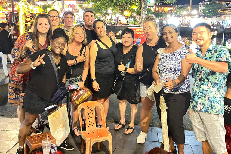 Hoi An hiden food evening adventure Group tour