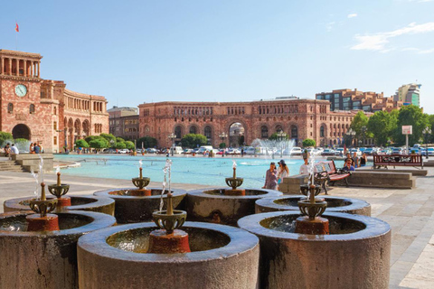 Walking City Tour in Yerevan with Brandy, 5 Wines &amp; Bread