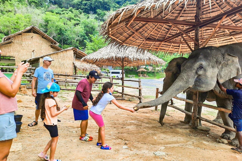 Visite de la ville de Phuket avec points de vue, temples et nourrissage des éléphantsPrise en charge à l&#039;hôtel à Patong, Karon ou Kata Beach