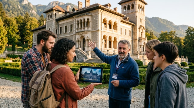 Bucharest-Dracula Castles, Peles-Cantacuzino-Brasov Day Tour