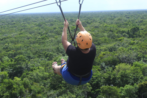 ATV Tour from Tulum or Riviera with Rappel, Cenote & Zipline *"Mystic Maya Adventure: Rappel, Cenote, Zipline & ATV"*