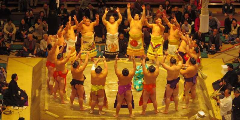 Tokyo: Guided Sumo Experience with Tournament Seats