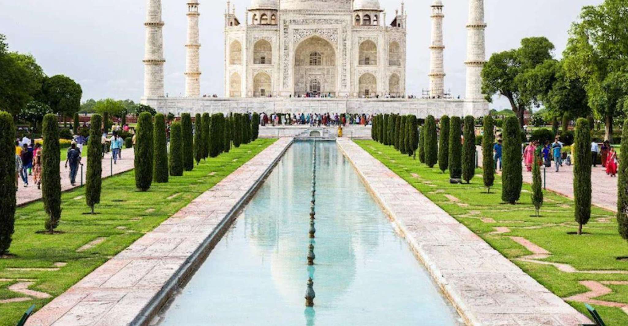 Da Delhi, Sunrise Taj Mahal Tour con la conservazione di Elephant - Hizvo