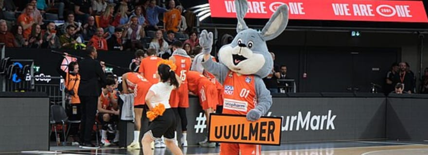 Ulm : match de basket-ball du Ratiopharm Ulm à la Ratiopharm Arena