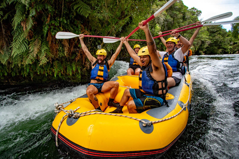 Rotorua Ziplines: Rafting + Hot Pool Combo - FREE Sauna