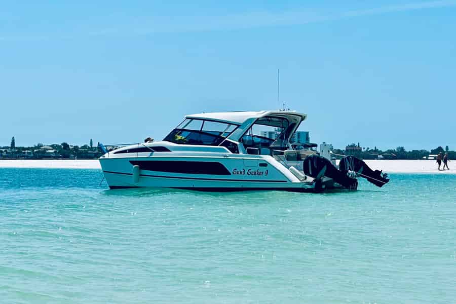 Sarasota: Private Bootstour zur Jewfish-Key-Sandbank mit Mittagessen. Foto: GetYourGuide Sarasota: Private Bootstour zur Jewfish-Key-Sandbank mit Mittagessen. Foto: GetYourGuide