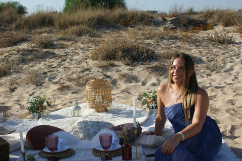 Lagos : Beeindruckendes Picknick bei Sonnenuntergang am Strand