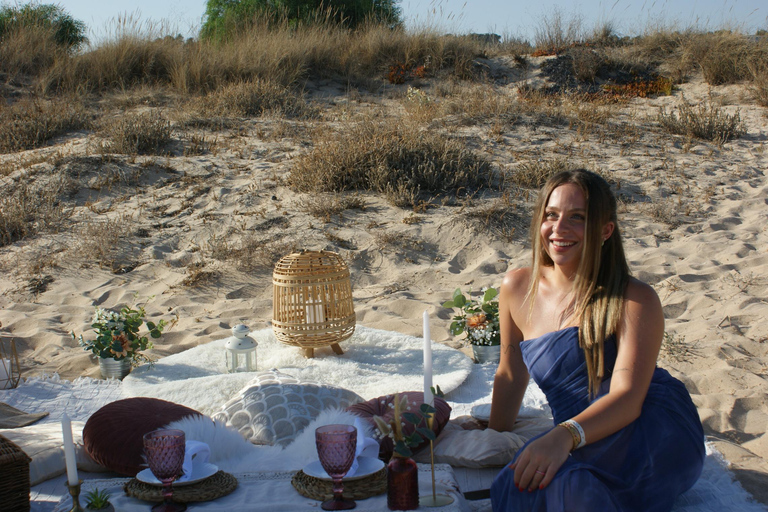 Lagos : Beeindruckendes Picknick bei Sonnenuntergang am Strand