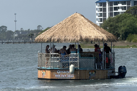 Panama City Beach: 90 minuti di tour in barca Tiki al tramontoTour privato del tramonto Tiki per un massimo di 26 ospiti