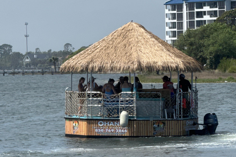 Panama City Beach: 90 minuti di tour in barca Tiki al tramontoTour privato del tramonto Tiki per un massimo di 26 ospiti
