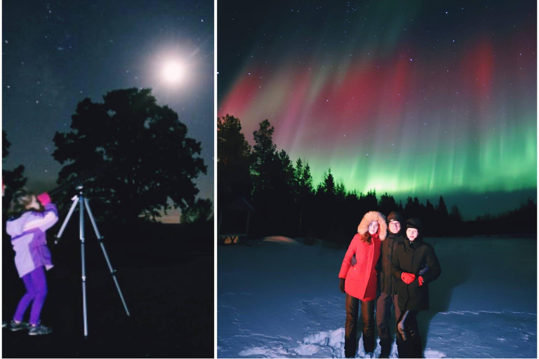 Levi: La magia dell&#039;aurora boreale - Osservazione delle stelle con il telescopioLevi: La magia dell&#039;aurora boreale – Osservare le stelle con il telescopio