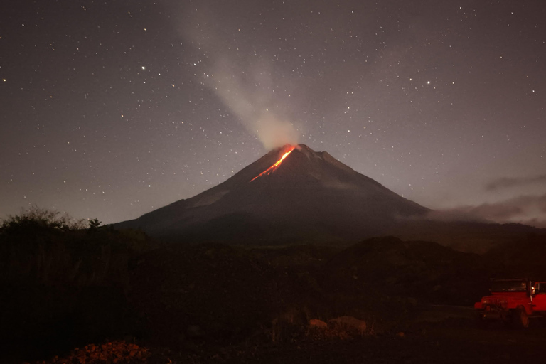 Yogyakarta Merapi Secret Coffee Tour. Active Volcano Views Midnight Merapi volcano Lava View