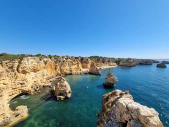 Desde Olhão: Senderismo por los 7 Valles, Cueva de Benagil, Excursión de Snorkel