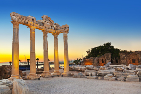 Tur i liten grupp på Ancient Side Rundvandring med Apollontemplet