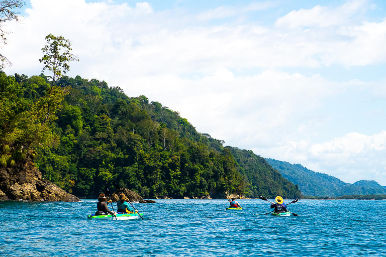 Uvita : Parc national Marino Ballena Kayak de mer et plongée en apnéeParc national Marino Ballena Kayak de mer et plongée en apnée