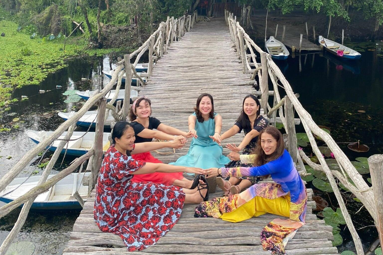 Authentieke Mekong Delta My Tho fietsavonturentourLunch is inbegrepen