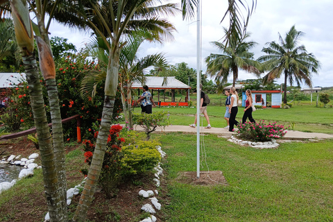 NADI: Fijian Heritage Village Tour & Hotspring and Mudpool Vuda Marina & Resorts Entry & Transfer
