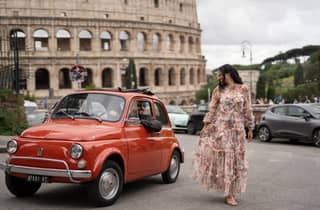 La Dolce Vita: Mit einem klassischen Fiat 500 durch Rom