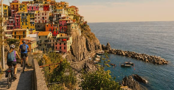 Cinque Terre: Virtual-Guided E-Bike Tour