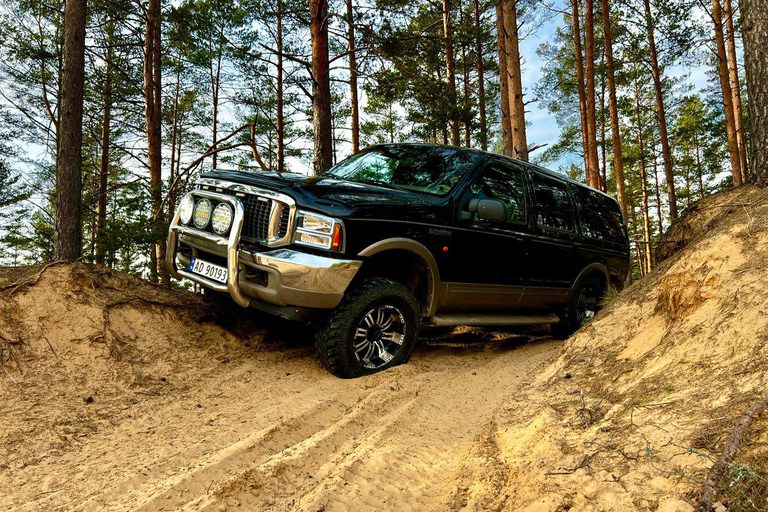 Łotewski las 4x4 Doświadczenie terenowe