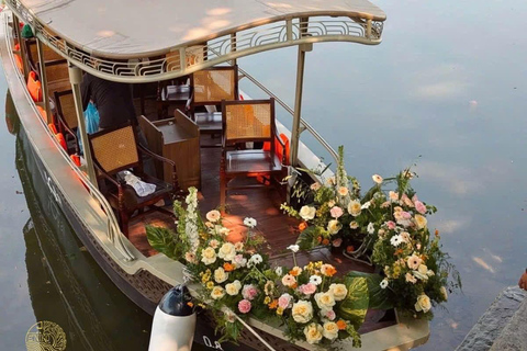 Hue: Perfume River Electric Boat Cruise with Hotel Transfer Shared Eco-Boat Cruise (Meeting Point)