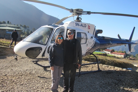 Katmandou - Camp de base de l'Everest et vol en hélicoptère à Kalapatther