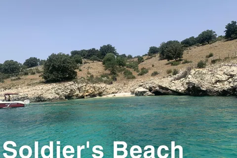 Saranda:Kroreza Strand, Masken zum Schnorcheln