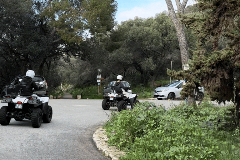 NICE MED ELEKTRISK QUAD:Panoramatur från Nice med mellanmål