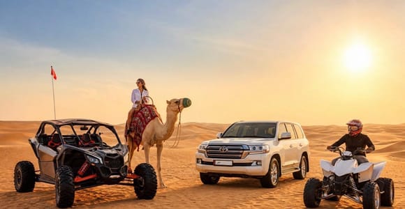 From Doha: Inland Sea Safari, Dune Bashing & Sandboarding