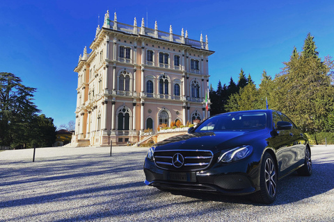 Milan: Private Transfer between Malpensa Airport & Cernobbio Malpensa Airport to Cernobbio - Mercedes E Klass