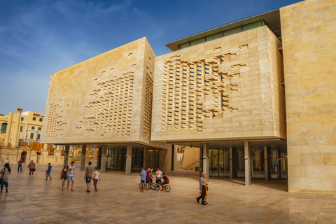 Visita guiada particular a Valletta em inglês, francês ou italianoPonto de encontro: Hotel Castille