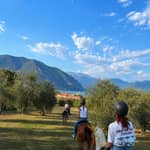 Lago d'Iseo: passeggiata a cavallo nei vigneti della Franciacorta con vista