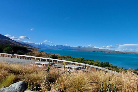 Mt Cook Tour: Ende in Christchurch, Queenstown oder DunedinKeine Rückkehr: Tagestour von Christchurch zum Mount Cook