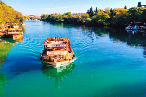 Alanya : Croisière fluviale avec chute d'eau de Manavgat et visite du bazarRéunion sur place