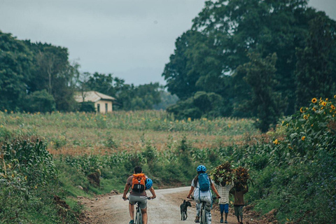 Passeio de bicicleta pelo Monte Kilimanjaro com a cultura Chagga