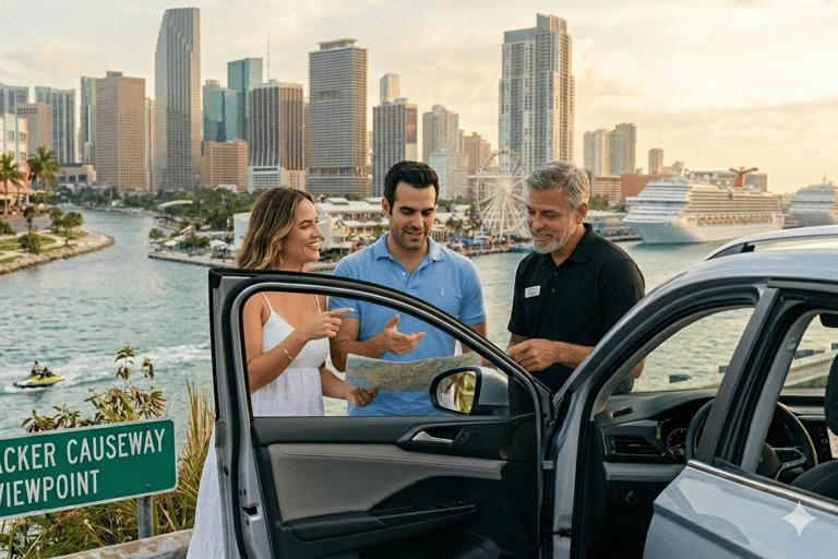 Miami: Full day Private City Tour with Port/Airport Drop off