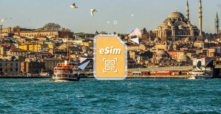 Turecko/Európa: Mobilný dátový plán 5G eSim