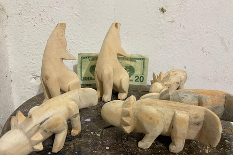 Huatulco: Create Your Own Alebrije and Painting Explanation.