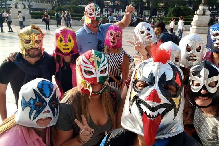 Mexico City: VIP Ringside Wrestling, Walking tour & Mezcal