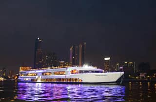 Bangkok: White Orchid Flussfahrt mit Buffet und Freibier