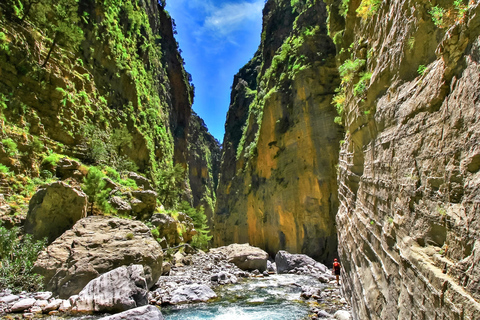 De Chania: Caminhada de 1 Dia à Garganta de SamariáDe Kalyves ou Almyrida