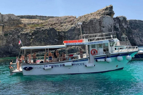 Comino: Excursiones privadas en barco, paradas para nadar y visitas a cuevas