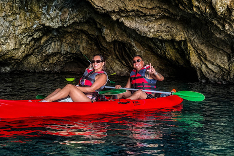 Javea: 3-Hour Guided Kayak Route to Coves and Caves Javea: 3-Hour Guided Kayak Tour to Coves and Caves