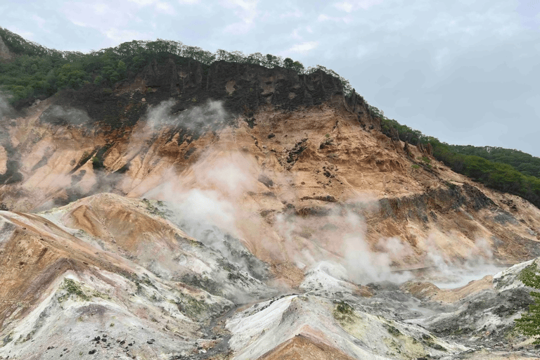Hokkaido: Noboribetsu Samurai, Hell Valley & Pacific Cliffs From New Chitose