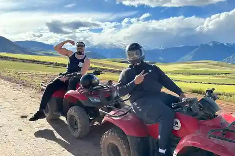 Depuis Cusco : Excursion en quad aux mines de sel de Moray et Maras