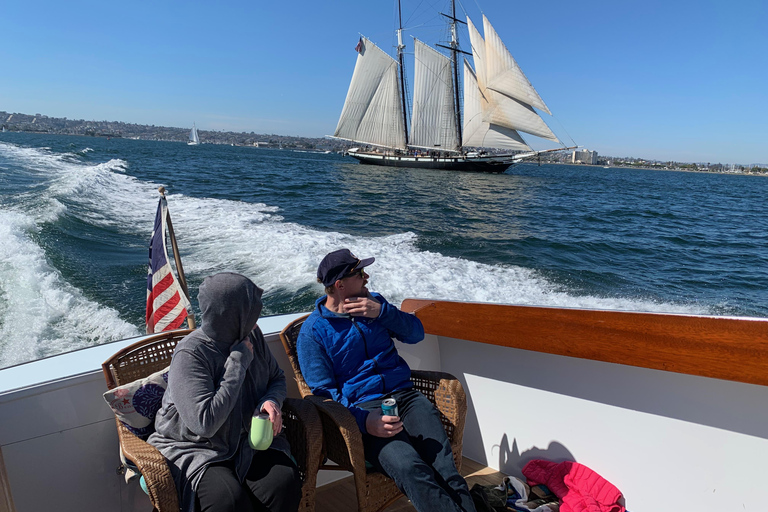 San Diego Sunset Cruise on a Classic Wooden Yacht