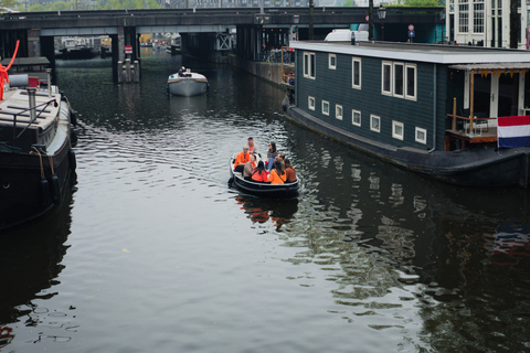 Amsterdam: Kings Day Private Boat Cruise 4 hrs with Skipper Location Westerdoksdijk 705