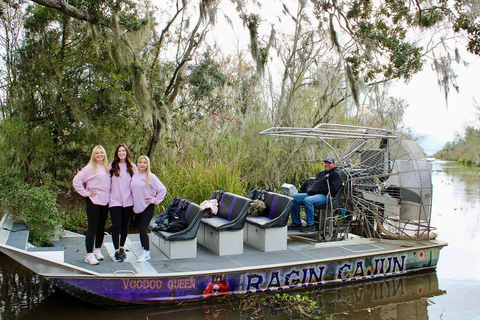 New Orleans: Oak Alley eller Laura Plantation &amp; Airboat Tour