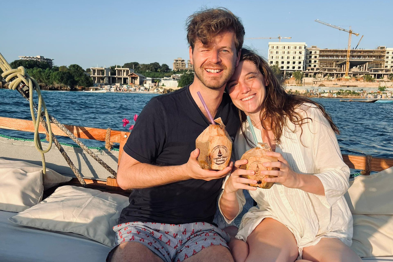 Zanzibar: Private Sunset Dhow Dinner Cruise & Transfers